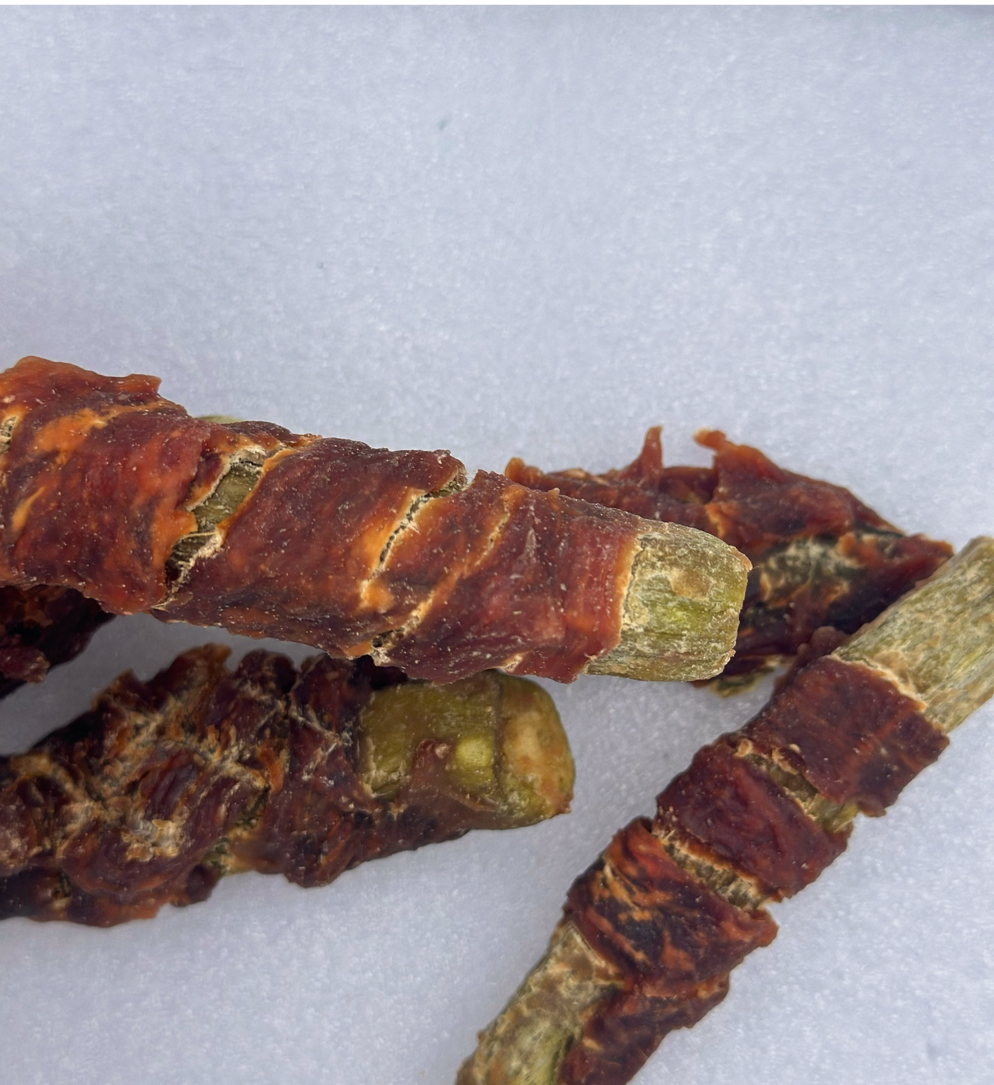 Air-Dried Duck Wrapped Okra