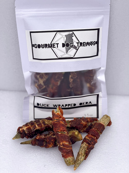 Air-Dried Duck Wrapped Okra